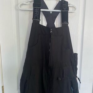 Women’s Black Overall Snowpants